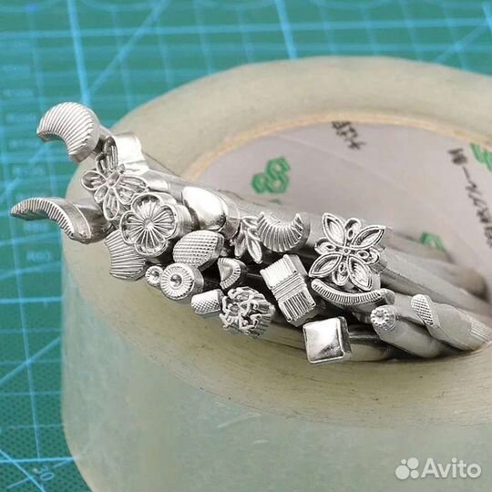 Набор клейм для кожи и бересты