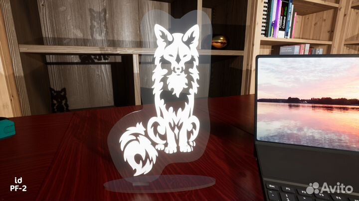 Тотемное животное Волк и Лис постамент (есть еще)