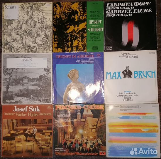 Виниловые пластинки СССР и зарубежные