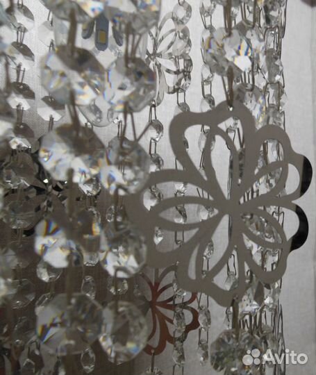 Люстра Подвесная Хрусталь - 10083/1 хром/прозрачны