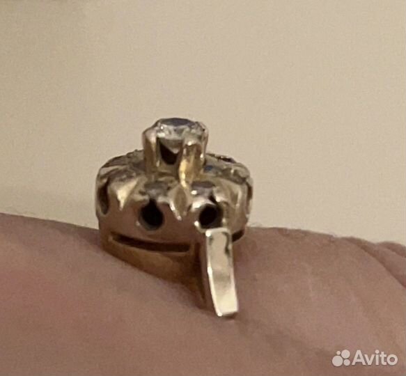 Старозаводское бриллиантовое кольцо