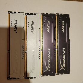 Оперативная память ddr4 hyperx fury 16gb