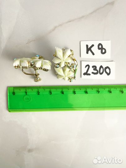 Винтажные клипсы, США. К8.А