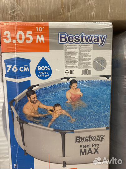 Каркасный бассейн 305х76 Bestway новый