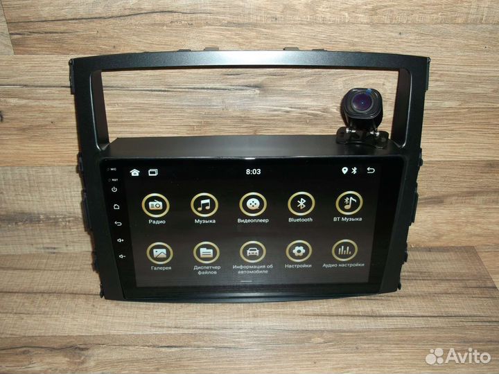 Магнитола Mitsubishi Pajero IV Android с камерой