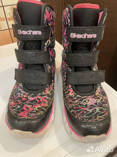 Сапожки ботинки skechers 33