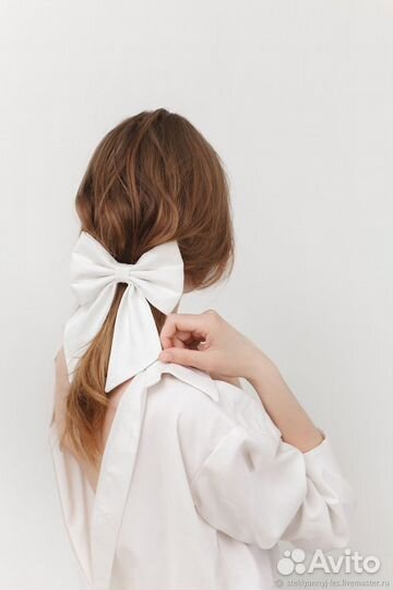 Бантик заколка на голову