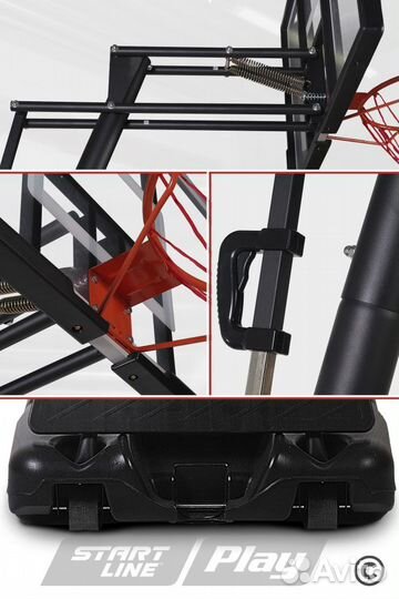 Баскетбольная стойка SLP Professional 024B