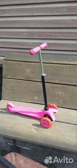 Самокат детский трехколесный бу