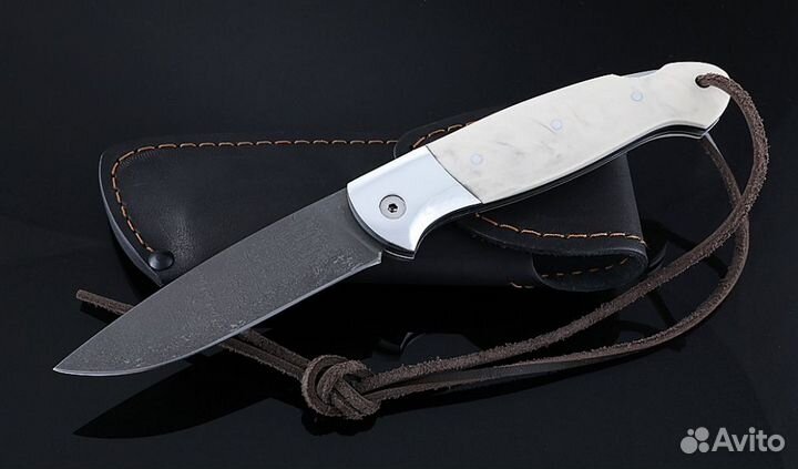 Складной нож Ворон, сталь Х12мф, рукоять накладки