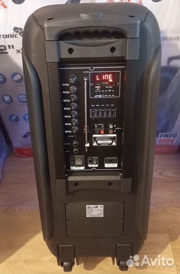 Беспроводная колонка 800вт / 2 микро/ bluetooth