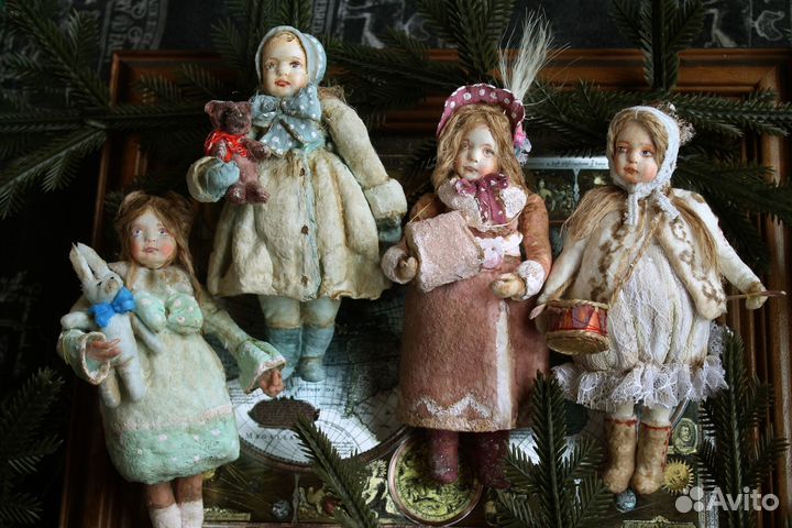 Коллекция ватных игрушек 