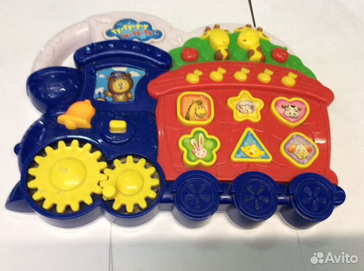 Паровоз музыкальный детский