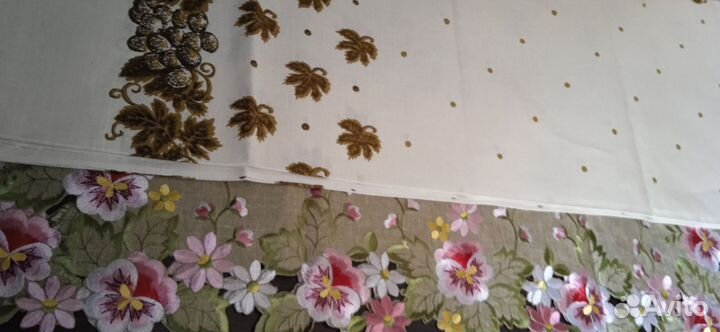 Скатерть с вышивкой и ажурная СССР, Югославия