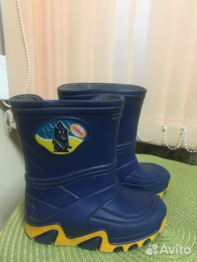 Детские резиновые сапоги 24 размер
