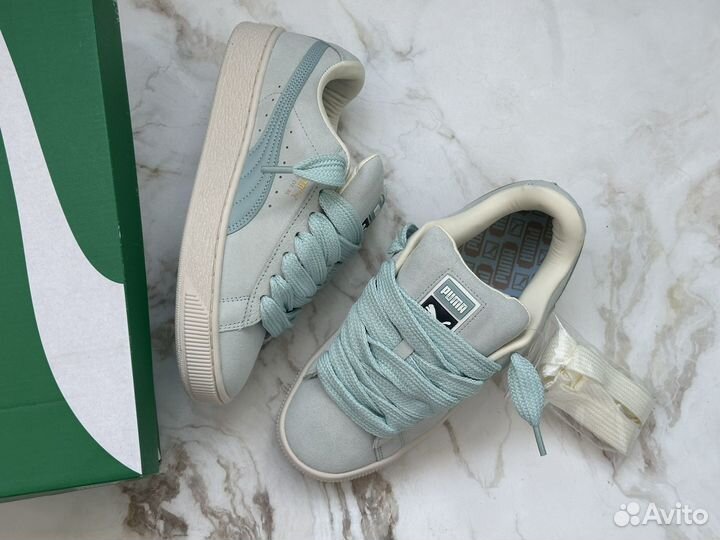 Кроссовки Puma Suede XL Голубые