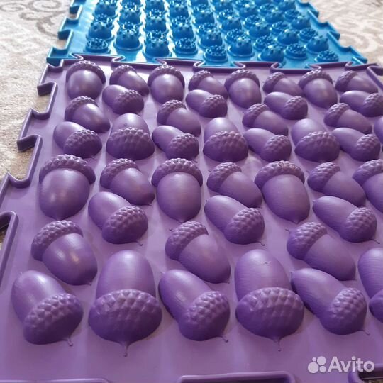 Развивающий (7шт пазлов) массажный коврик-пазл