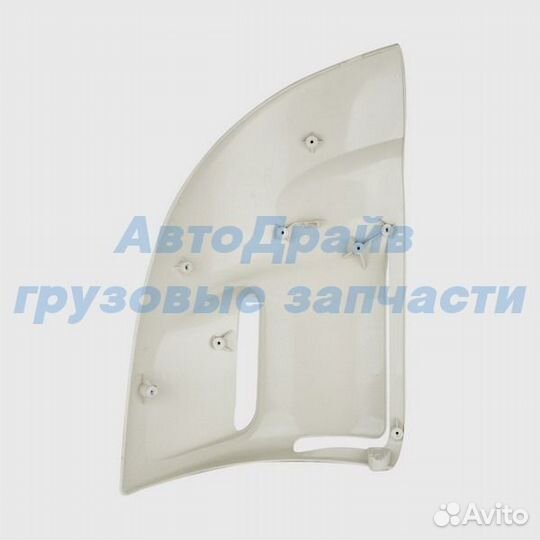 Дефлектор кабины белый пластик стекловолокно правы