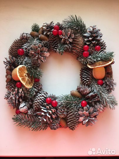 Новогодний рождественский венок