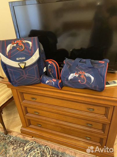 Школьный рюкзак Herlitz набор из 4-х предметоа