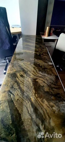 Часы из эпоксидной смолы. Ручная работа