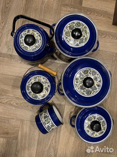 Набор столовой посуды эмалированный