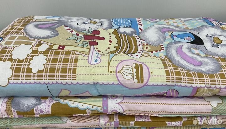 Одеяло детское в кроватку 110/140