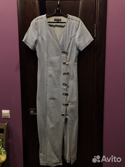 Джинсовое платье