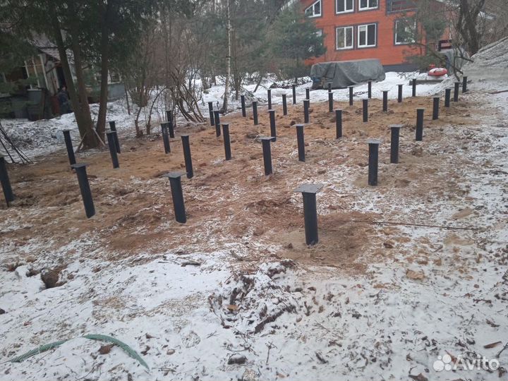 Винтовые сваи под ключ