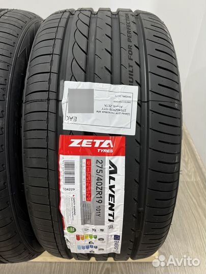 Zeta Alventi 245/45 R19 и 275/40 R19 98Y