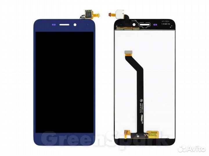 Дисплей для Huawei Honor 6C Pro JMM-L22 +тач сини