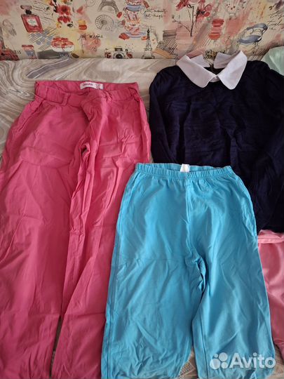Детские вещи пакетом,на девочку,рост 146-152