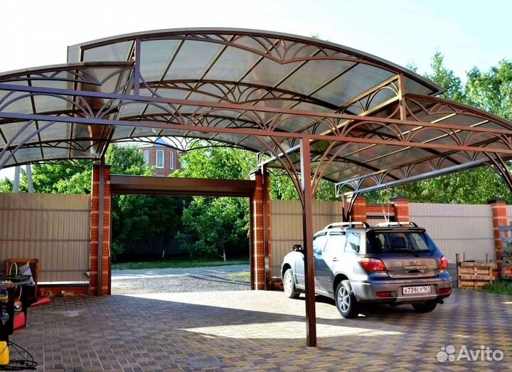 Навесы из поликарбоната от производителя