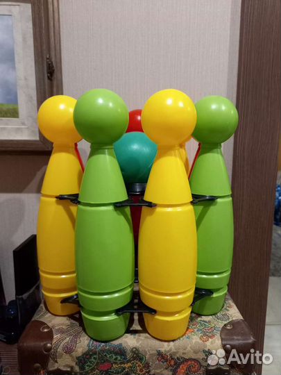 Кегли, мозаика (детали)