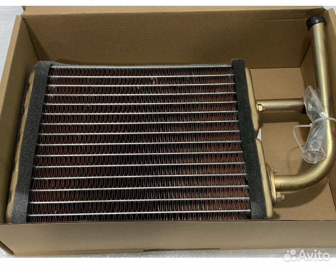 Радиатор печки Нива медный трехрядный лузар