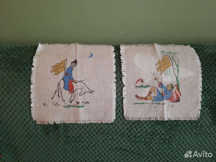 Салфетки льняные советские