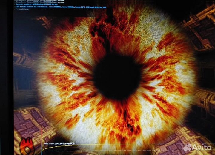 Видеокарта AMD Radeon 2gb