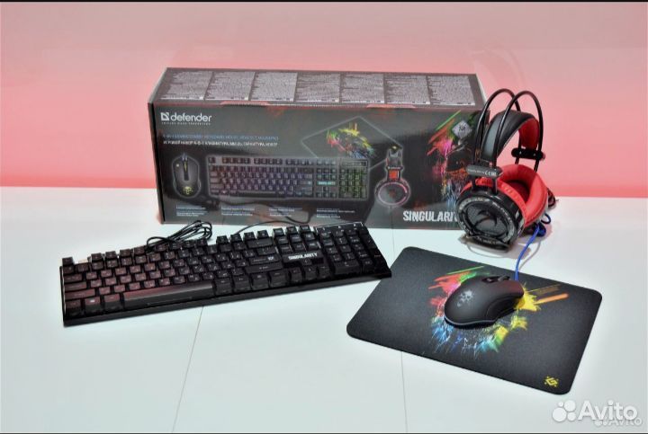 Комплект Defender Singularity MKP-118 4 в 1