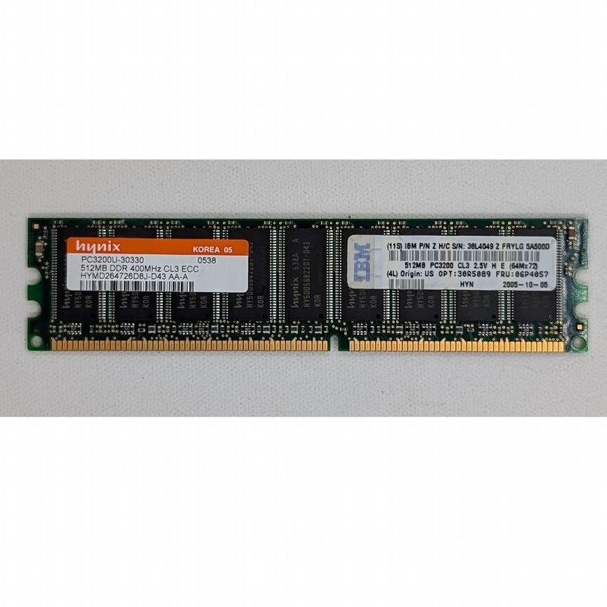 [HYMD264726D8J-D43] Модуль Памяти Hymd264726d8j-D43, Hynix, Ddr, 512mb