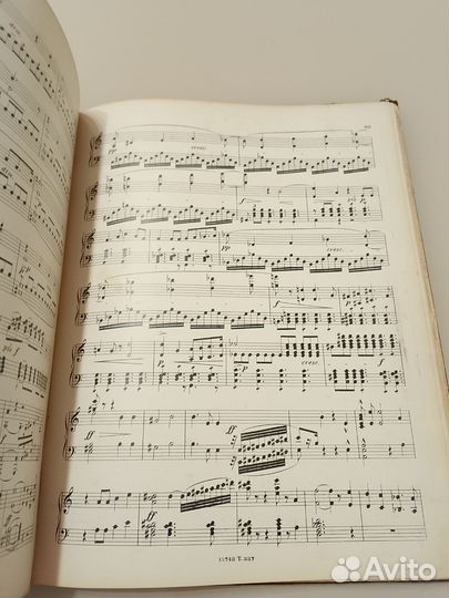 Старинные ноты. R. Wagner