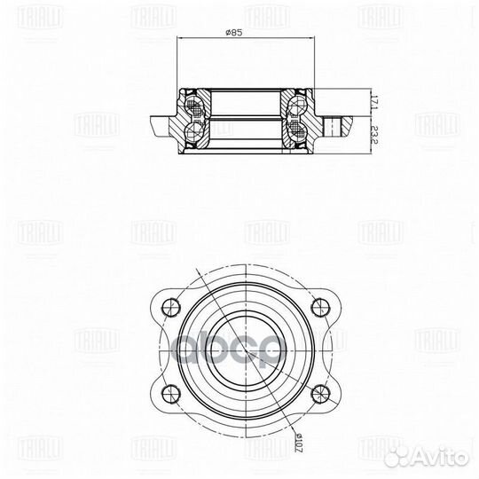 Ступица MR1831 Trialli