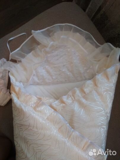 Комплект для выписки из роддома зимний для девочки