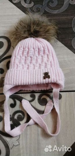 Шапка для девочки, зима