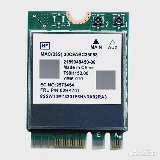 RTL8822CE WiFI адаптер M2