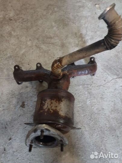 Коллектор выпускной +катализатор Volkswagen Caddy