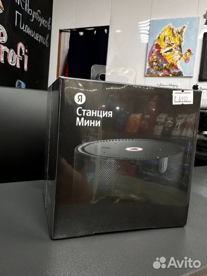 Умная колонка яндекс станция мини 2 Black Новая