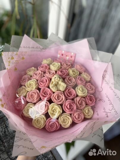 Съедобный шоколадный букет