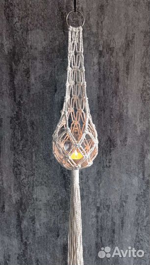 Кашпо макраме