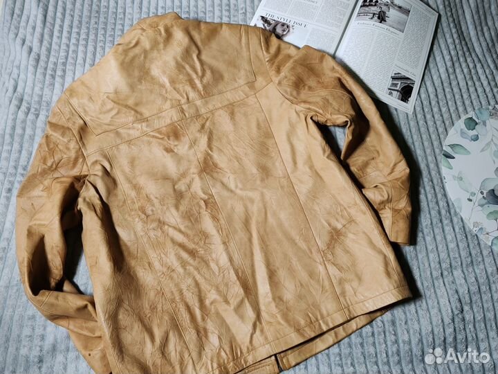 Кожаная куртка мужская