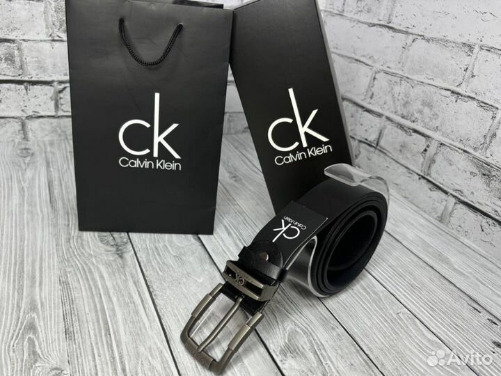 Ремень кожаный Calvin Klein мужской